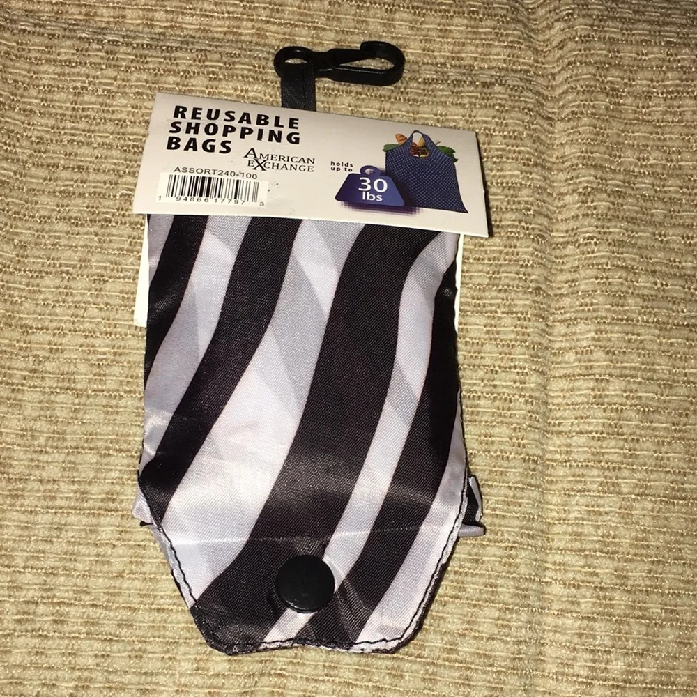 🦓 NWT American Exchange Reusable Shopping Bag